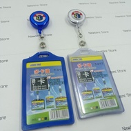 GANTUNGAN ID CARD HANGER YOYO LOGO JAYA RAYA - RUBBER ID HOLDER 2 CARDS