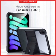 XUNDD Case For iPad Mini 6 (2021) / Mini 7 (2024) Anti-Scratch, Shockproof, TPU Border, Kickstand Ba