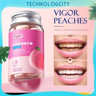 Yashida Probiotic Solid Toothpaste Peach Flavor Deep Cleansing And Gingival Protection Toothpaste LIFE