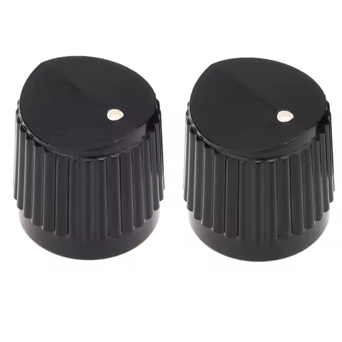 Musiclily Pro Universal Fitting Metric Size Plastic Bevel Top Knobs for Guitar or Bass Steinberger S