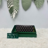 GOYARD 黑色印花真皮長銀包