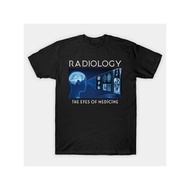 Radiology The Eyes Of Medicine T-Shirt - X-Ray Ct Mri Pet Scan Imaging Techs Medical Gift Black Crew