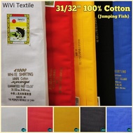 31/32" 100% Cotton (Jumping Fish) - 40yards/roll