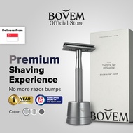 BOVEM Align Razor Single Blade Double-Edged Safety Facial Razor For Men Beard Shaving and Grooming