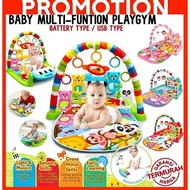 ~Dari KL~ Tikar Mainan Bayi playgym & Playmat Interaktif USB Baby Musical Playmat Playgym Newborn Ac
