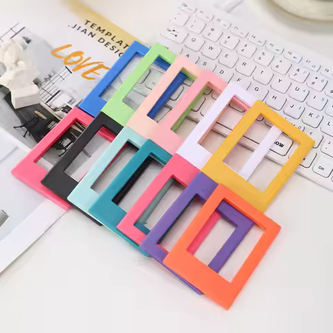 1PCS 3inch Magnetic Photo Frames for Fujifilm Instax Mini Film Papers Double Sided Fridge Picture Fr