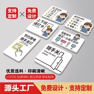 Daily New Arrival/Acrylic Sign Warm Reminder Sign Office Office Off Work Off Computer Power Air Cond