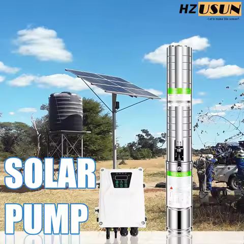 1.5 HP BLDC Solar Powered Borewell Sprinkler Pressure Booster Pump for Sale SUS304 Quality Solar Sub
