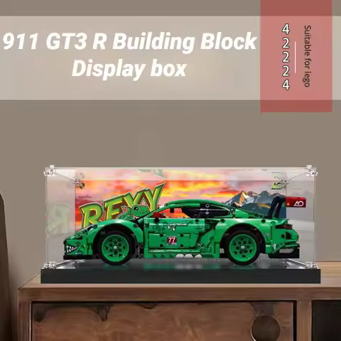 Acrylic Dustproof Display Box for lego Lego 42224 42179 911GT Supercar Display Case Storage Box Orga