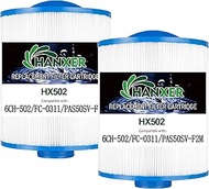 HANXER 6CH-502 Spa Filter Cartridge Compatible with Filbur FC-0311, PAS50SV-F2M, PAS502SV, AK-90161,