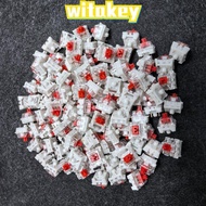 WITAKEY 20Pcs Mechanical Keyboard Switches, Plastic Dustproof Keyboard Switches,  Tactile Clicky Sil