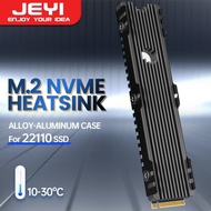 JEYI 22110 SSD Heatsink M.2 NVME Radiator Aluminum Alloy PS5 M.2 PCIE SATA SSD Efficient Radiator with Thermal Silicone pad