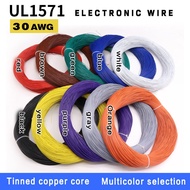 ((FX) UL1571 30AWG Electronic Wire PVC Solder-Plated Copper Wire, Electronic Setting Wire, Electrica