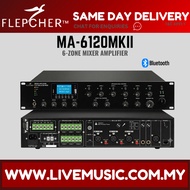 FLEPCHER MA-6120MKII 120w 6 Zones Mixer amplifier with MP3/Tuner/Bluetooth ( MA6120MKII MA 6120MKII 