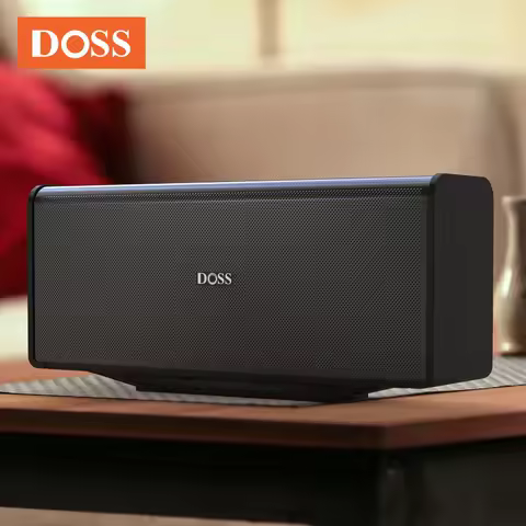 DOSS Home Bluetooth Speaker 80W Powerful Sound Bass Subwoofer Sound Box TWS Stereo Pairing 18 Hours 