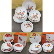 Arcopal 18pcs Set Pinggan Makan Kaca Dinner Set