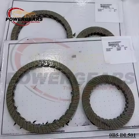 0B5 DL501 Original New 7-Speed Transmission Wet Dual Clutch Friction Kit Suit For B-Warner Audi A4 A