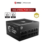 MSI MAG A750GL PCIE5 750W 80 PLUS GOLD POWER SUPPLY