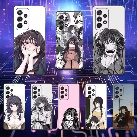 Cute K-Kaoruko W-Waguri Phone Case For Samsung S25,S24,S23,S22,S21,S20,S10,Ultra,Plus,Lite,FE,Soft S