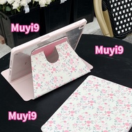 INS Fresh Early Spring Pink Girl Heart Flowers For 2019IPad10.2 Shell Ipad10th Cover Mini6 Case Ipad9.7 Air2 Cover Air4 10.9/ipad12.9 Anti-fall Case Pro11/10.5 Cover Ipad7th Shell