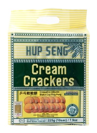 Hup Seng Cream Cracker  ฮับเส็ง ครีม แครกเกอร์ ขนมปังกรอบ 225 กรัม