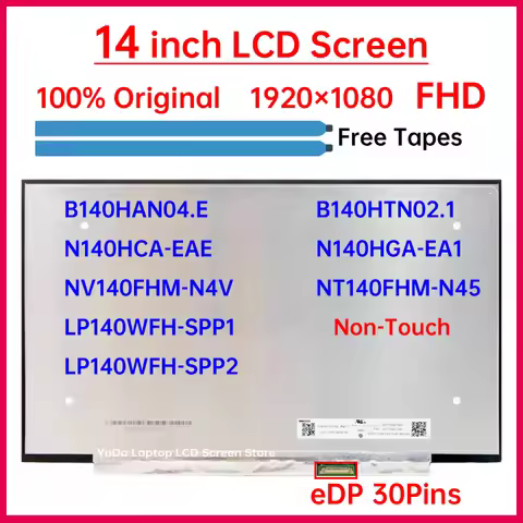 14" Laptop LCD Screen For Lenovo IdeaPad 3-14ADA6 14ALC6 14ITL6 14ABA7 14IAU7 Display Matrix Panel R