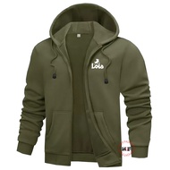 Haye Fashion - Zipper Jacket Zipper Jacket Lois White Jacket Men's Jacket Women's Thick Jacket