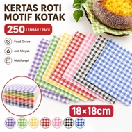 18x18cm 250Lbr Wax Paper Cake Paper Patterned Cake Liner bento Cake Liner/