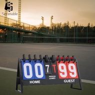 [Serenable] Flip Scoreboard, Scoreboard Flipper Sturdy Lightweight Score Flipper Scorekeeper