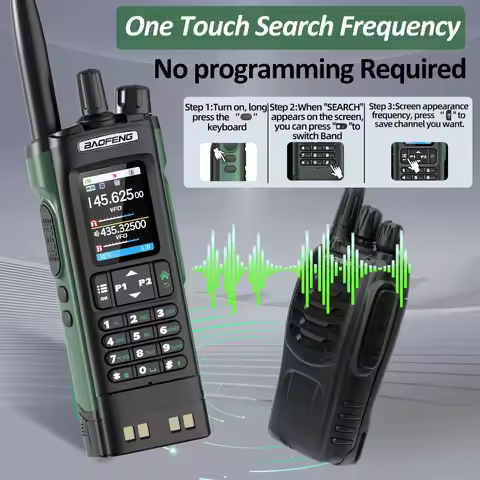 BAOFENG UV-32 GPS Walkies Talkie AM FM Long Range Bluetooth Programming 10W Wireless Copy Frequency 