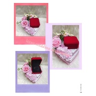 ✨new arrival✨gubahan hantaran bekas gelang(bangle)-soft pink silver