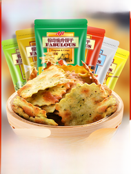 Aji Surprising Crispy Biscuits Cheese Flavor Office Snacks Irregular Shape Thin Biscuits Leisure Foo