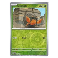 Pokémon English Scarlet & Violet Paradox Rift Dwebble 006/182 Reverse Holo Common