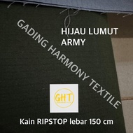( per setengah meter ) kain RIPSTOP lebar 150 cm ripstok ribstop ribstok bultop luster kotak polyest