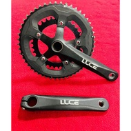 Luce Crankset 50/34T 170mm 24mm Shimano bb Road bike, Folding bike or Gravel bike - Used