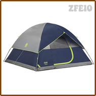 ZFEIO Coleman ซุนโดมเต็นท์แคมปิ้งเต็นท์ทรงโดม2คนพร้อมติดตั้งง่ายรวม Rainfly และ WeatherTec Floor