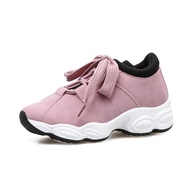 Women Shoes Thick-Soled Sneakers Breathable Dad Shoes Lace-Up Dad Shoes