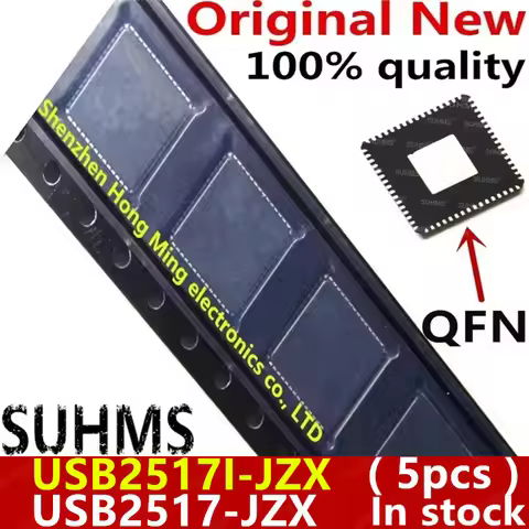 (5piece)100% New USB2517-JZX USB2517I-JZX USB2517 JZX USB2517I JZX QFN-64