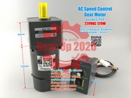 (สต๊อกพร้อมส่ง ในไทย) มอเตอร์เกียร์AC 5IK120RGN-C 220Vac 0.72A 120W 5.0uF เกียร์ทด มอเตอร์เกียร์ รุ่