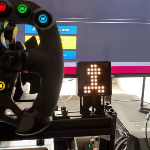 PC Simracing Game Dashboard Flag Signal Light Gear Display For Logtiech G29 G27 Thrustmaster T300 Fo