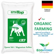 25kg EPSOTOP Magnesium Sulfate Epsom Salt for Organic Farming MgSO4 MGS