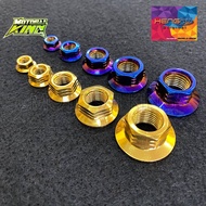 🇹🇭💥NUT BRAND HENG THAILAND💥🇹🇭 NUT SPROKET/SHAFT M6 M8 M10 M12 M14 GOLD TITANIUM