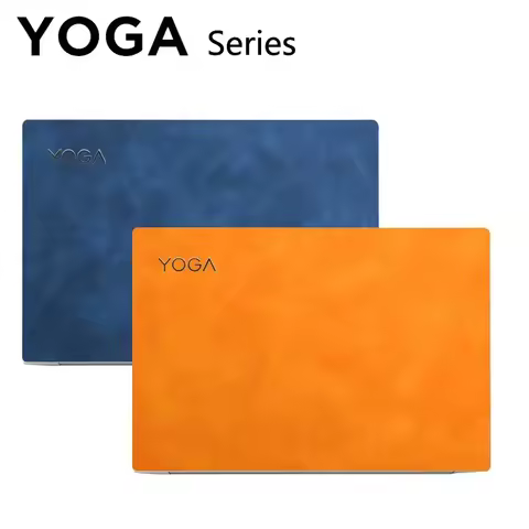 Leather Sticker Skin Cover Decals for Lenovo Yoga Slim 7i Evo 14" OLED WUXGA Laptop Carbon Vinyl Pro