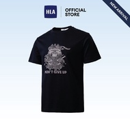 HLA Bear Embroidery Pure Cotton Short Sleeve T-Shirt Men - HNTBJ2J761HUT