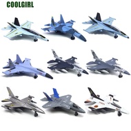 COOLGIRL Aviao Plane Model, Diecast with Light Sound Fighter Aircraft Toy, Tabletop Decor F16 F22 F3