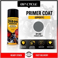 Diton Premium Primer Coat Epoxy Spray Paint 9120 Primer Grey Tanpa Retak Tahan Bensin Kering Cepat L