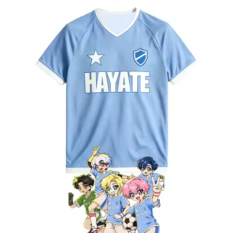 PLAVE Flame HAYATE 3D FULL Print Kpop Jersey V‑Neck Short Sleeve T‑shirt Unisex Quick Dry Mesh Tee C