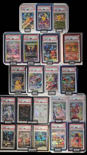 Ptcg PSA10 比卡超 噴火龍 黑白龍 梵高 太陽月伊貝 奇樹 丹瑜 琉琪亞