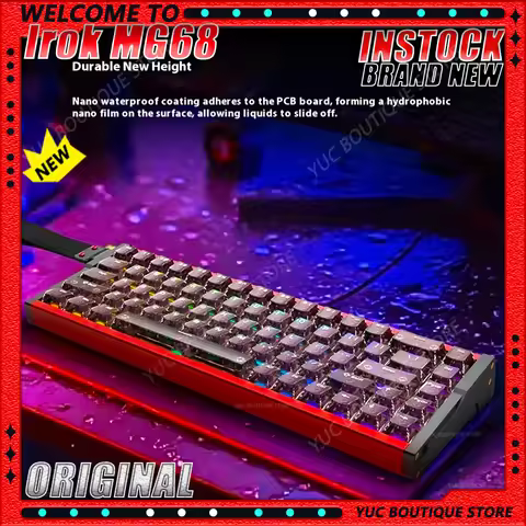NEW Irok MG68 ACE Magnetic Switch Gaming Keyboard Wired Aluminium Mechanical Keyboard 8000Hz RT0.005