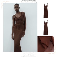 76323 - Brown Wrinkle (S,M,L) - Dress